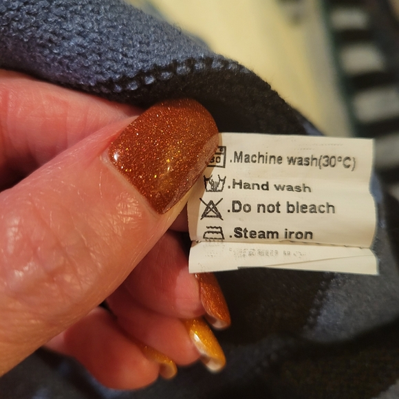 Blue & Black Mockneck Sweater - Picture 8 of 11